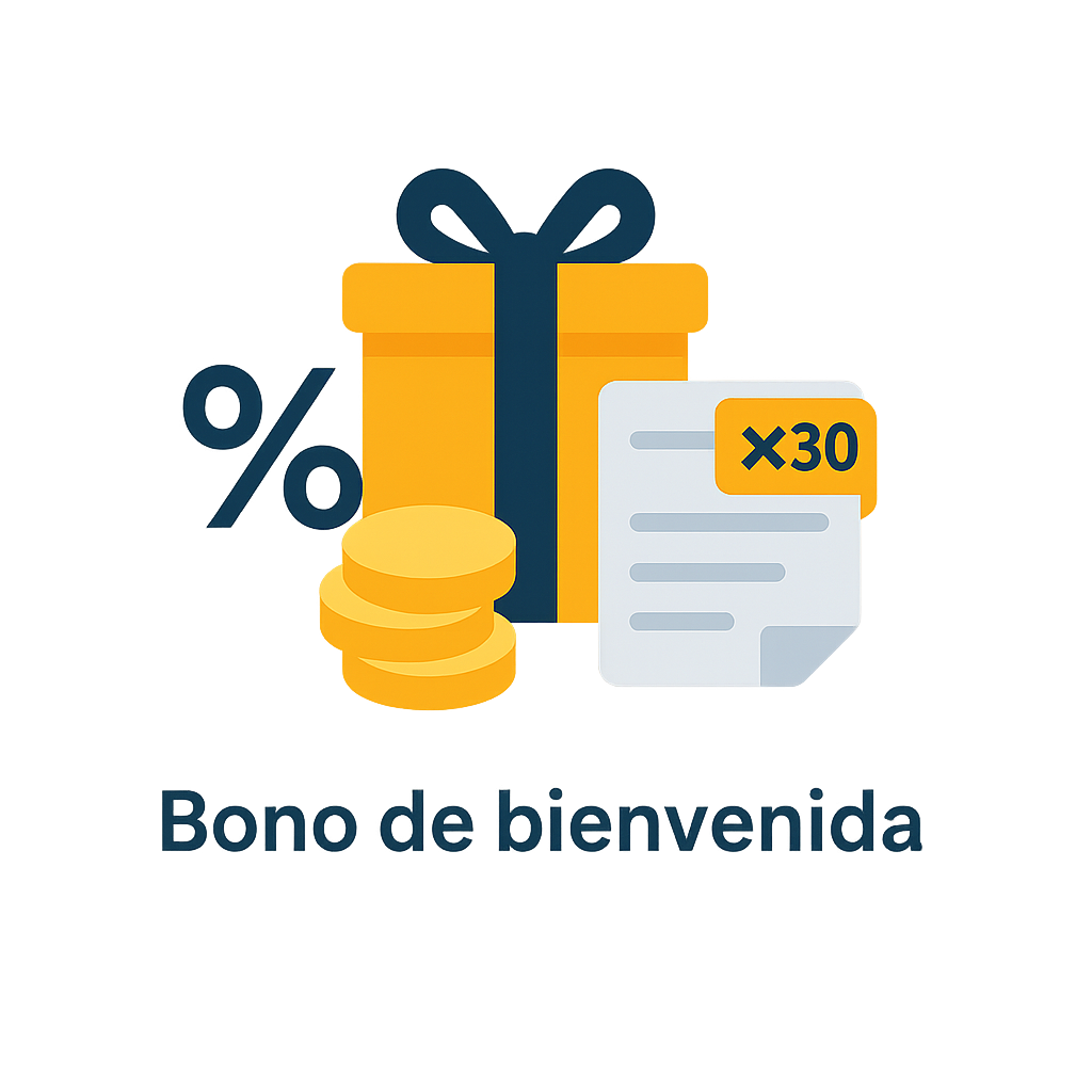 Bono de bienvenida: revisar rollover y juegos válidos